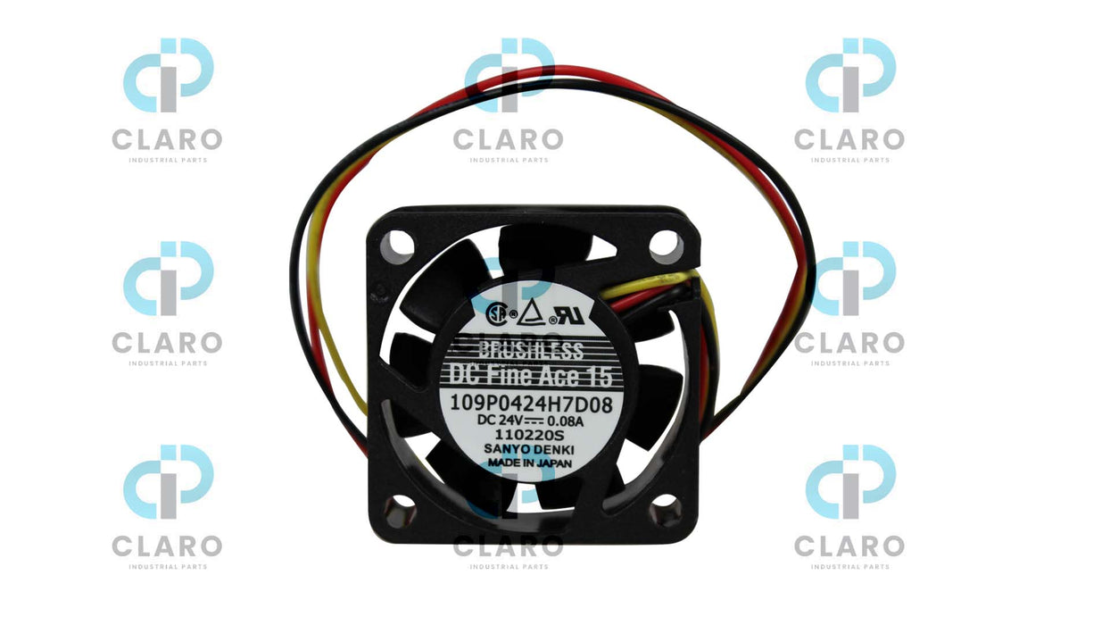 NEW 109P0424H7D08 W.C. DC24V 0.08A SANYO DENKI FAN