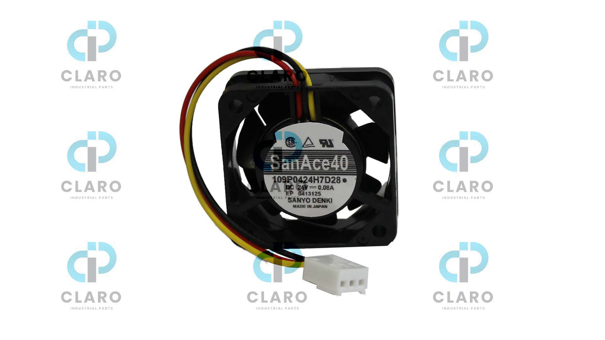 NEW 109P0424H7D28 W.C. DC 24V 0.08A SANYO DENKI FAN