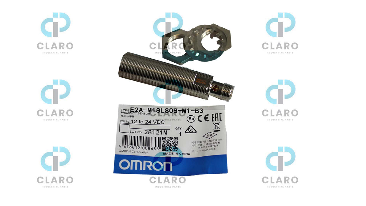 NEW E2A-M18LS08-M1-B3 CYLINDRICAL PROXIMITY OMRON SENSOR