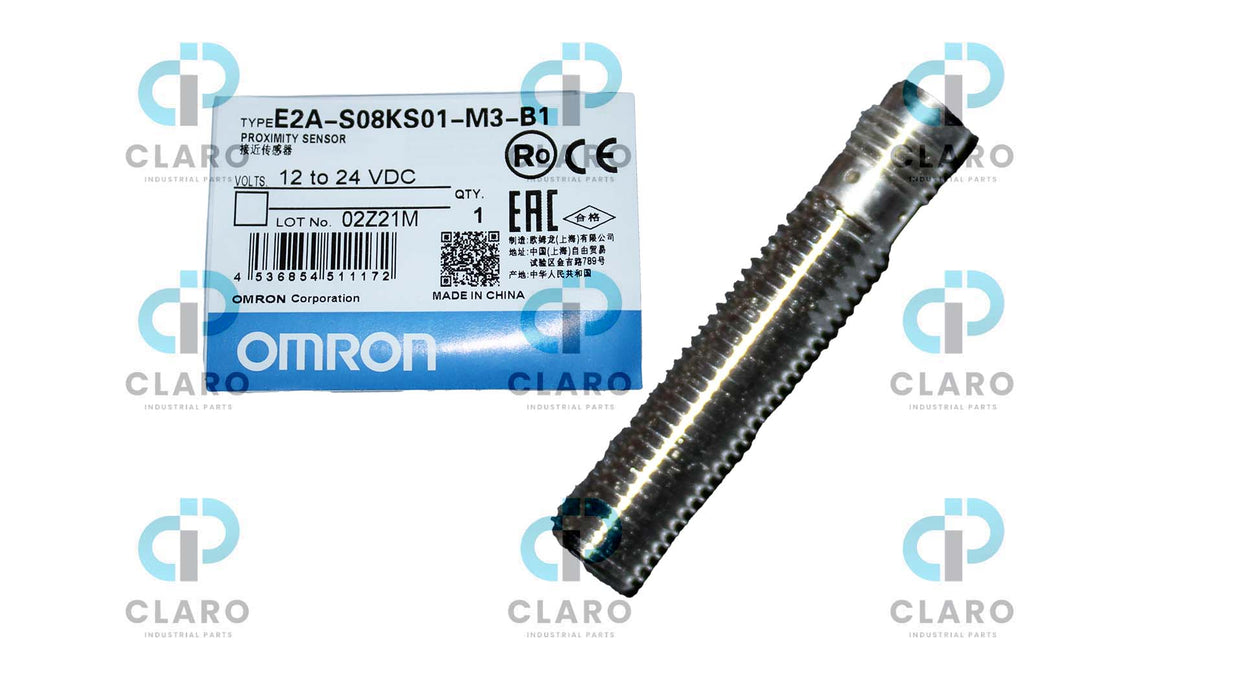 NEW E2A-S08KS01-M3-B1 CYLINDRICAL PROXIMITY OMRON SENSOR