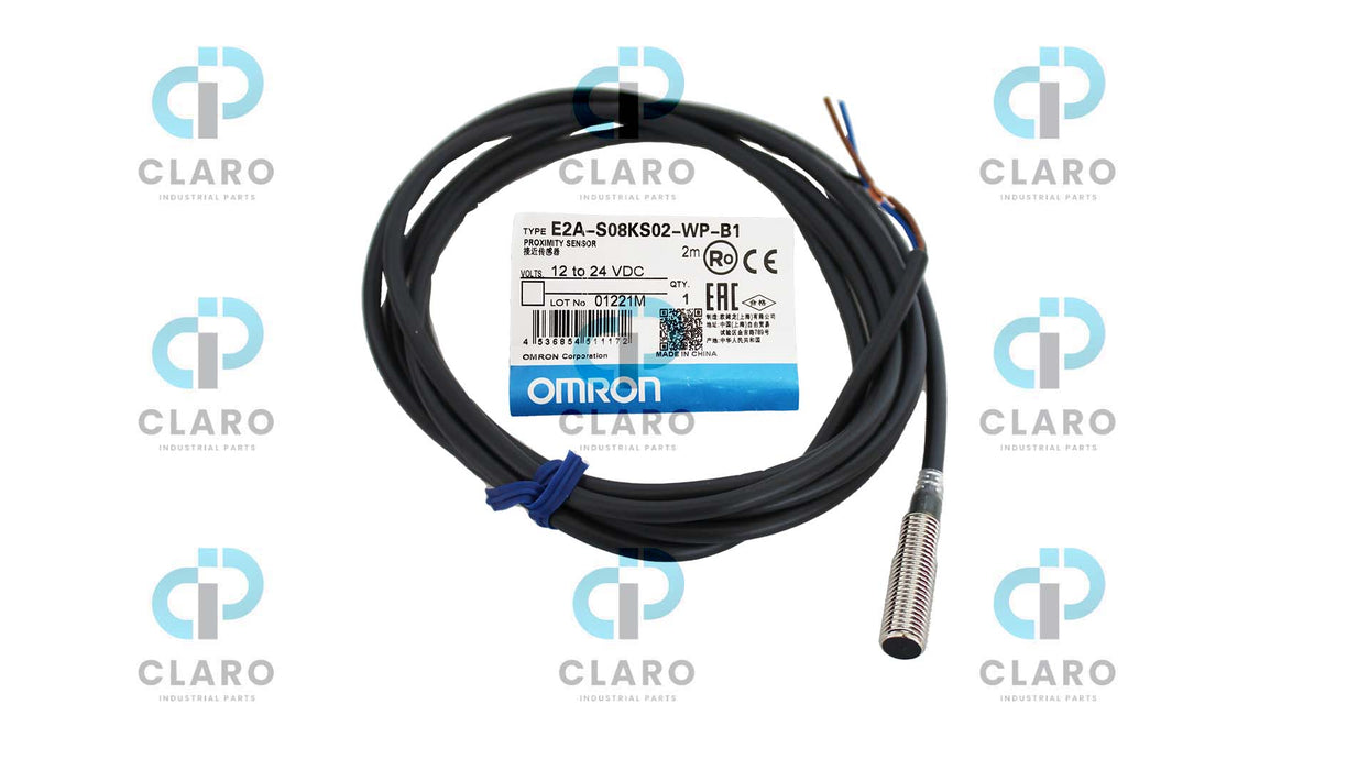 NEW E2A-S08KS02-WP-B1 CYLINDRICAL PROXIMITY OMRON SENSOR