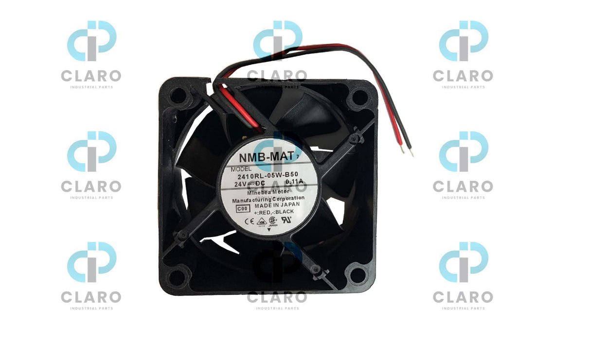 NEW 2410RL-05W-B50 2W OUT CONN.   24V==DC 0.11A NMB-MAT FAN